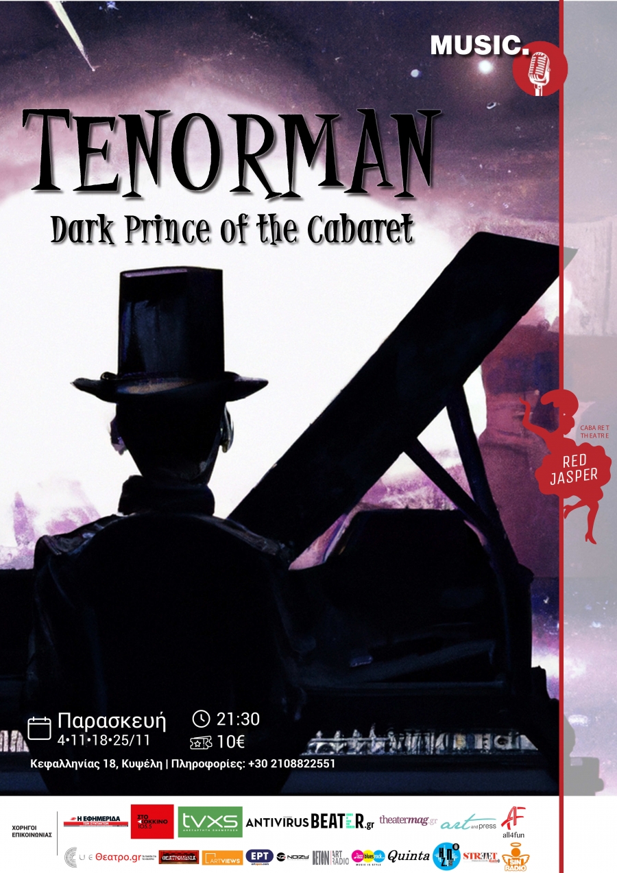 O Tenorman, Dark Prince of the Cabaret στο Red Jasper Cabaret Theatre!